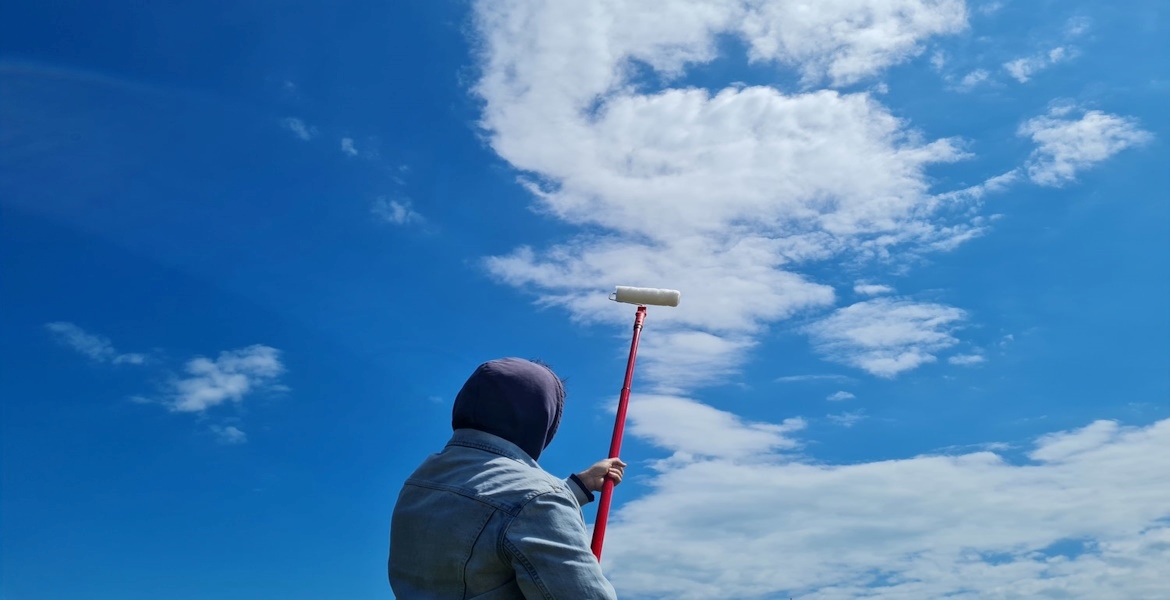 Playbill Painting Clouds
